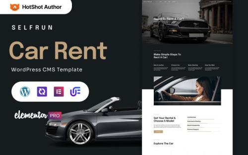 Selfrun - Car Rent WordPress Elementor Theme theme free